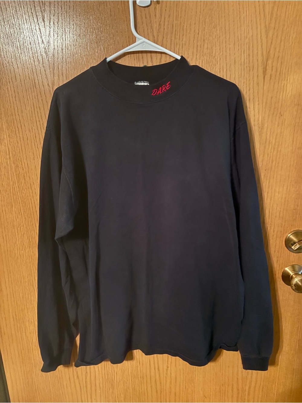 Fruit of the Loom D.A.R.E. Black Long-Sleeve Shirt